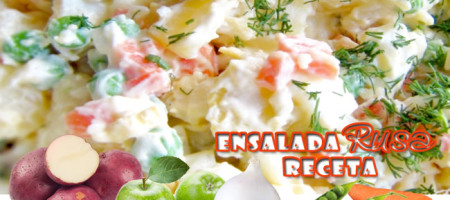 Ensalada Rusa Receta | Preparación De Ensaladas Frías